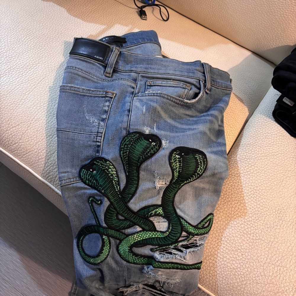 AMIRI Art Patch Snake Skin MX1